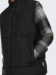 ONLY & SONS Steppweste ONSJAKE QUILTED VEST OTW Schwarz