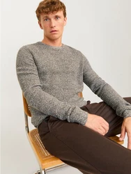Jack & Jones Rundhalspullover JJELEWIS KNIT CREW NECK SN 