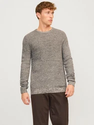 Jack & Jones Rundhalspullover JJELEWIS KNIT CREW NECK SN 