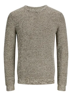 Jack & Jones Rundhalspullover JJELEWIS KNIT CREW NECK SN