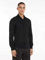 Calvin Klein Langarmhemd POPLIN HP EXTRA SLIM SHIRT Schwarz