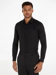 Calvin Klein Langarmhemd POPLIN HP EXTRA SLIM SHIRT Schwarz