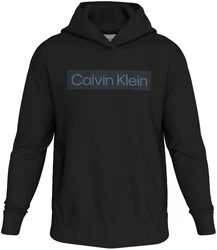 Calvin Klein Kapuzensweatshirt BOX STRIPED LOGO HOODIE 