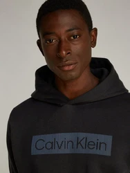 Calvin Klein Kapuzensweatshirt BOX STRIPED LOGO HOODIE 