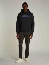 Calvin Klein Kapuzensweatshirt BOX STRIPED LOGO HOODIE 