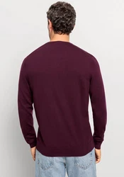 OLYMP Rundhalspullover Strick Casual 