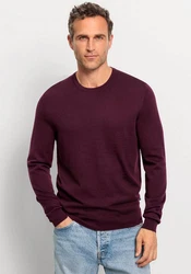 OLYMP Rundhalspullover Strick Casual 