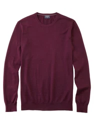 OLYMP Rundhalspullover Strick Casual 