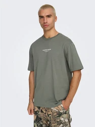 Only & Sons Rundhalsshirt ONSCURATED Dunkelgrün