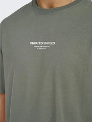 Only & Sons Rundhalsshirt ONSCURATED Dunkelgrün