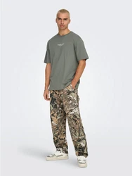 Only & Sons Rundhalsshirt ONSCURATED Dunkelgrün