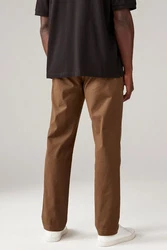 Next Chinohose Straight Fit Stretch-Chinohose Khaki/Braun/Beige