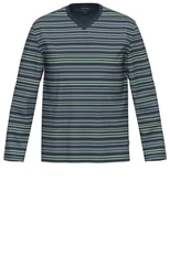 Ammann Pyjamaoberteil Organic Cotton Mix & Match Blau/Hellblau/Lila/Grau