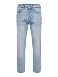 ONLY & SONS Relax-fit-Jeans ONSYOKE TAPERED WB 7850 Hellblau/Blau