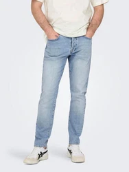 ONLY & SONS Relax-fit-Jeans ONSYOKE TAPERED WB 7850 Hellblau/Blau