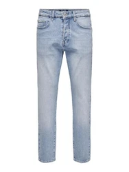 ONLY & SONS Relax-fit-Jeans ONSYOKE TAPERED WB 7850 Hellblau/Blau