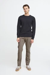 BLEND Hose 'Rodney' Khaki/Dunkelgrau/Grau/Braun