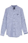Spieth & Wensky Trachtenhemd ELDAR blau/grün