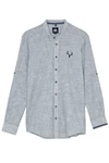 Spieth & Wensky Trachtenhemd ELDAR blau/grün