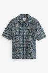 Next Kurzarmhemd mit Print Keith Haring Blau/Mischfarben