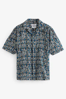 Next Kurzarmhemd mit Print Keith Haring