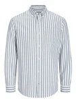 Jack & Jones Plus Hemd 'Oxford' Wei/Blau (4447)