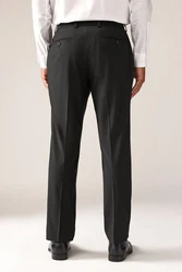 Next Anzughose Tailored Fit Motionflex Schwarz/Grau/Beige