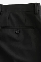 Next Anzughose Tailored Fit Motionflex Schwarz/Grau/Beige