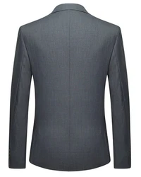 Allthemen Anzug 2 Teilig Slim Fit Herrenanzug Modern Business Dunkelgrau/Dunkelblau/Grau