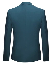 Allthemen Anzug 2 Teilig Slim Fit Herrenanzug Modern Business Türkis/Blau/Hellblau