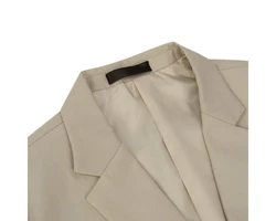 Allthemen Anzug 2 Teilig Slim Fit Herrenanzug Modern Business Khaki/Beige