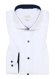 Blusenshirt LANGARM HEMD SLIM FIT COVER SHIRT TWILL
