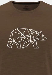 FORSBERG T-Shirt Finnson Braun/Khaki/Dunkelgrün