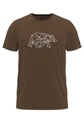 FORSBERG T-Shirt Finnson Braun/Khaki/Dunkelgrün