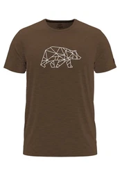 FORSBERG T-Shirt Finnson Braun/Khaki/Dunkelgrün