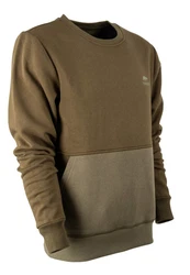 FORSBERG Sweatshirt Alvarson Khaki/Braun/Dunkelgrün/Beige