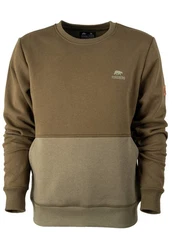 FORSBERG Sweatshirt Alvarson Khaki/Braun/Dunkelgrün/Beige
