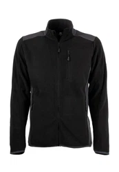 FORSBERG Fleecejacke Brodir III Schwarz/Dunkelgrau/Grau