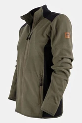 FORSBERG Fleecejacke Brodir III Dunkelgrün/Khaki/Braun
