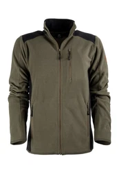 FORSBERG Fleecejacke Brodir III Dunkelgrün/Khaki/Braun