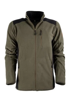 FORSBERG Fleecejacke Brodir III Dunkelgrün/Khaki/Braun
