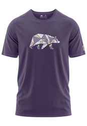 FORSBERG T-Shirt Espenson Fliederfarben/Lila/Dunkelblau/Braun