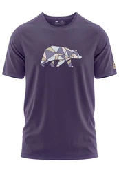 FORSBERG T-Shirt Espenson Fliederfarben/Lila/Dunkelblau/Braun