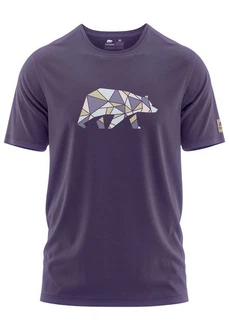 FORSBERG T-Shirt Espenson Fliederfarben/Lila/Dunkelblau/Braun