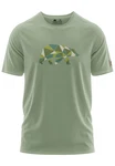 FORSBERG T-Shirt Espenson Grün/Dunkelgrün/Grau