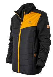 FORSBERG Fleecejacke Aeresmann Dunkelgrau/Orange/Hellgrau/Schwarz/Grau