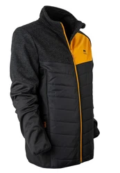FORSBERG Fleecejacke Aeresmann Dunkelgrau/Orange/Hellgrau/Schwarz/Grau