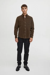 Casual Friday Langarmhemd CFAnton 5897 braun/kastanienbraun