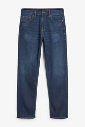 Next Straight-Jeans Motion Flex Straight Fit Dunkelblau/Blau/Hellblau