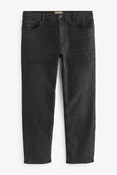 Next Straight-Jeans Straight Fit Essential Jeans Dunkelgrau/Grau/Hellgrau/Schwarz